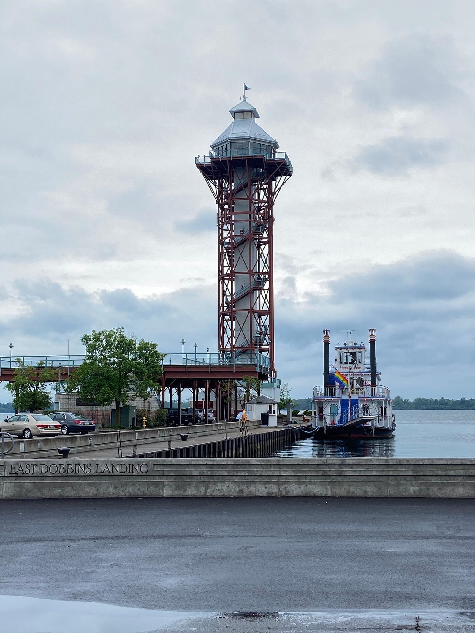 The Bicentennial Tower at Dobbins Landing.
